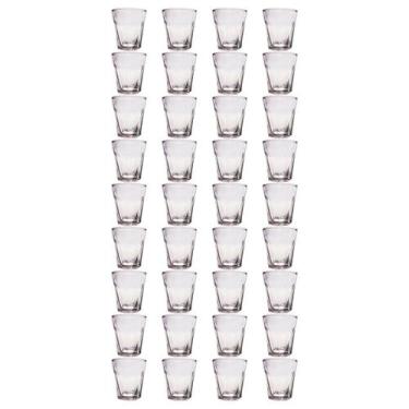 Imagem de Jogo 36 Copos Shot Vidro Cachaça Vodka Tequila Dose 45mL Bar - TODO DI