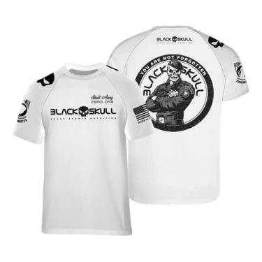 Imagem de Camiseta dry fit - black skull (bope - branco exg), BOPE - BRANCO EXG,