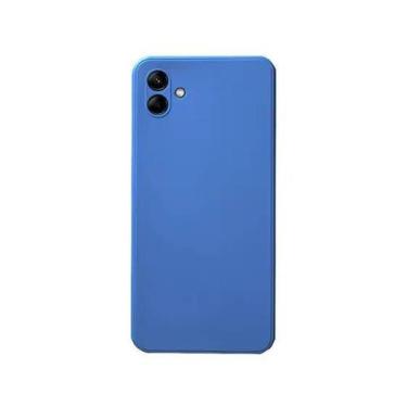 Imagem de Capa Capinha Case Silicone Aveludada Para Samsung Galaxy A06,  Azul