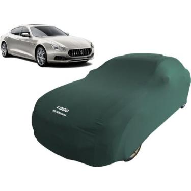 Imagem de Capa De Tecido Para Proteção Carro Maserati Quattroporte - Mz, Verde