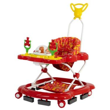 Imagem de Andador musical megaluxo infantil vermelho jumbobaby