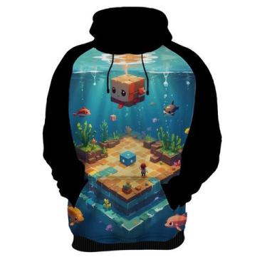 Imagem de Moletom Casaco Blusa Jogo Quadrado de Blocos Mineração 3 - Enjoy Shop,