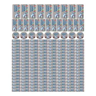 Imagem de 175 Etiquetas Escolares Personalizado Vinil Carros - Tectoner, Carros 