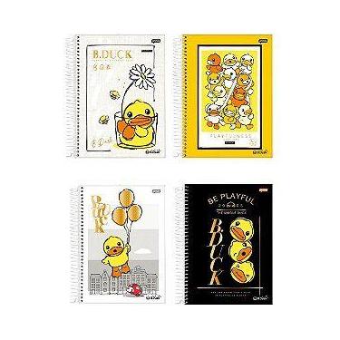 Imagem de Caderno Universitário 1x1 80 Fls Sortido - B-Duck Jandaia
