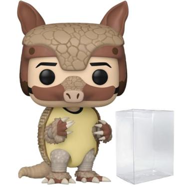 Imagem de POP TV: Friends - Ross Geller (fantasia de armadillo) boneco de vinil Funko (incluído com caixa protetora compatível), multicolorido, 9,5 cm