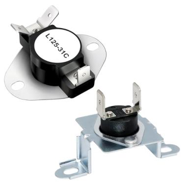 Imagem de puxyblue Fusível térmico 6931EL3003D e conjunto de termostato 6931EL3001F Kit de manutenção de controle de temperatura para secadora de roupas