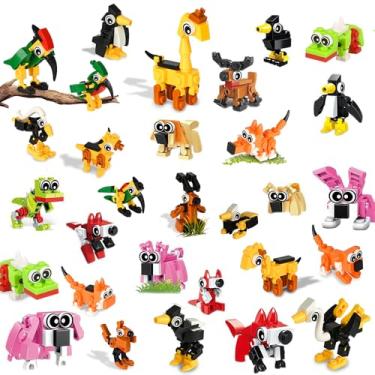 Imagem de 30 Packs Building Blocks Party Favors for Kids, Mini Animals Building Block Sets for Classroom Prizes Birthday Goodie Bag Fillers Valentines Easter Gifts for Kids Boys Girls 4+ Year (Special Edition)