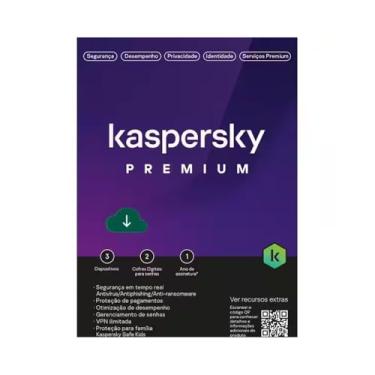 Imagem de Kaspersky Premium - 3 Dispositivos, 2 cofres, 1 ano