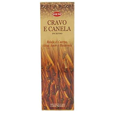 Imagem de Caixa com 25 Caixinhas de Incensos HEM de Cravo e canela