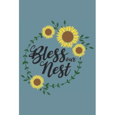 Imagem de Bless Our Nest Notebook: Spirit Mountain Blue Matte Finish Lined Journal, 6 x 9 120 Pages, Gift For Thinkers, List Makers and Doers (Bless Our Nest Journal)