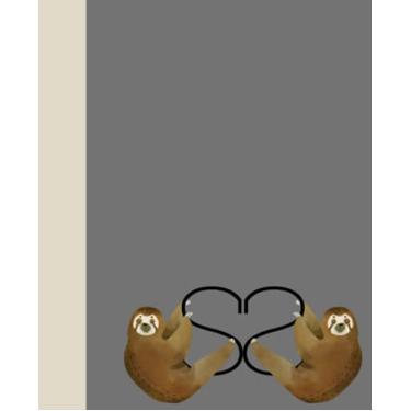 Imagem de Cornell Notes Notebook: Cornell Note Paper Notebook. Cute Sloth College Ruled Medium Lined Journal Note Taking System for School and University 7.5” x 9.25”, 120 pages