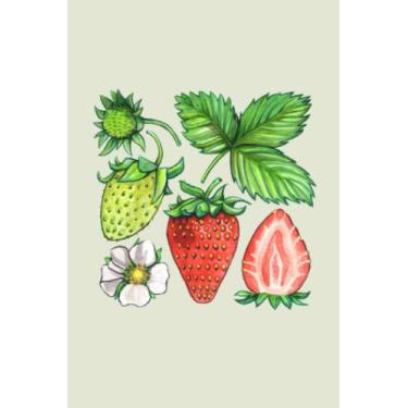 Imagem de Erdbeere: Notizbuch (120 Seiten, 15x23cm, gepunktet) Dotted Bullet Grid Tagebuch Journal