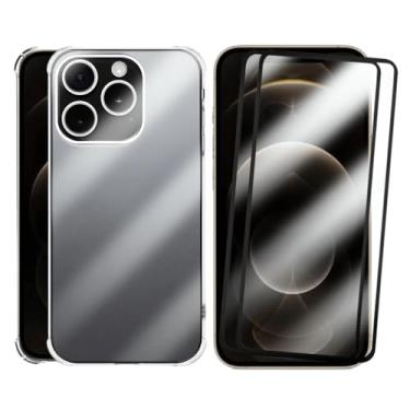Imagem de Capa Capinha Anti Impacto e 2 Películas Vidro 3D Compatível iPhone 12 Pro, Transparente Com Proteção de Câmera
