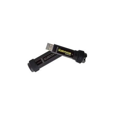 Imagem de Pen Drive 32GB Corsair Survivor Stealth, USB 3.0, Resistente à Água e Choque, Design Militar, Preto - CMFSS3B-32GB