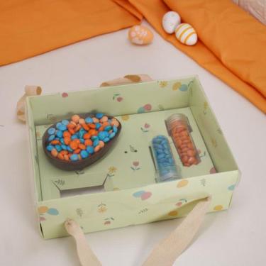 Imagem de 05 Caixas kit confeiteiro com alça para 1 ovo de 100/150g Linha Mimo t