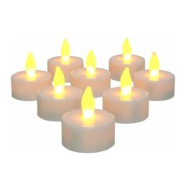 Imagem de 24 Velas Eletrônica Decorativa Led Amarela