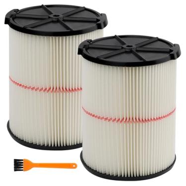 Imagem de Filtro de substituição para aspirador de pó de 2 peças 9-38754 compatível com Craftsman CMXZVBE38754 Filtro de substituição para aspirador de pó seco e úmido para uso geral para aspiradores de 5 a 20