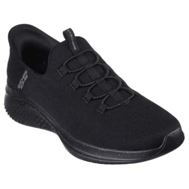 Imagem de Skechers Tênis masculino Ultra Flex 3.0 Right Away Hands Free Slip-in, Preto/preto, 9 Wide