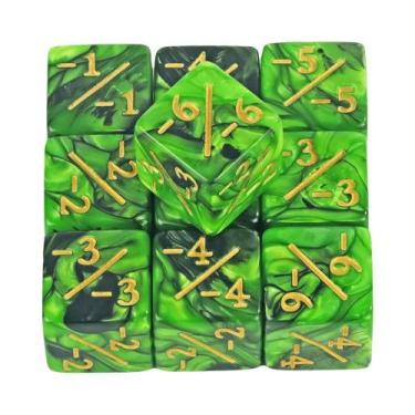 Imagem de Conjunto de Dados para Ensino de Matemática Infantil - 10 Dados D6 com