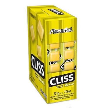 Imagem de Chiclete Cliss Sabor Maracujá - Display com 12UN - Florestal