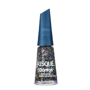 Imagem de Esmalte Doritos Glitter Ousadia Na Ponta Dos Dedos 8ml Risqué
