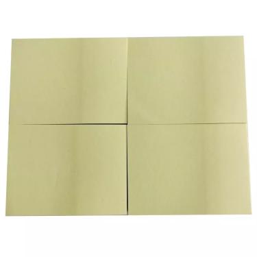 Imagem de Bloco de Recado Quadrado 50x38mm Kit 4 un. 100 Folhas cada Office Basics Adesivo