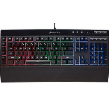 Imagem de Teclado Corsair K55 rgb Gaming (Padrão Port. Brasil )