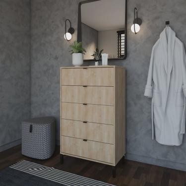 Imagem de Cômoda Queens Alta 5 Gavetas Timeless
