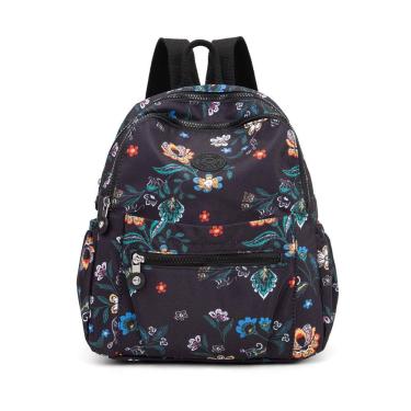 Imagem de Mini mochila Pealwel para mulheres, nylon, impermeável