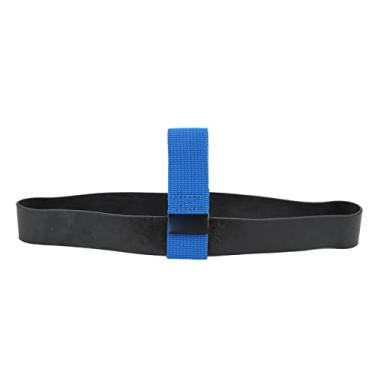 Imagem de Banda de retentor de mergulho Qanyegn, tira do cilindro de tanque de mergulho de borracha, banda de retentor da mangueira do tanque de borracha para mergulho (Blue)