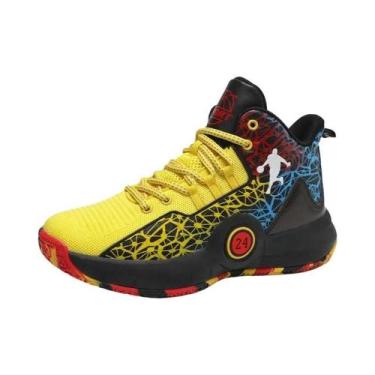 Imagem de Tênis De Basquete Leve Respirável Masculino Tamanho Grande 45 Tênis Es