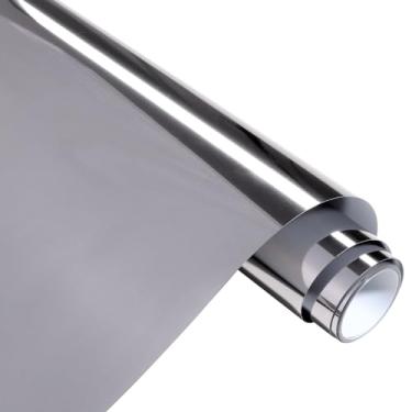 Imagem de HTVSTD Rolo De Vinil Metálico Htv Cinza Prateado - 12" X 8 Pés, Transferência Térmica Para Camisetas