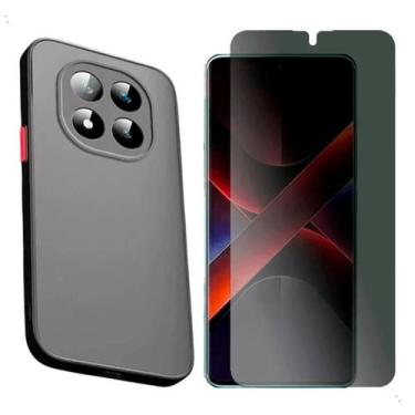 Imagem de Capa Fosca Para Redmi Note 14 Pro 5G + Pelicula Privacidade - GR Globa
