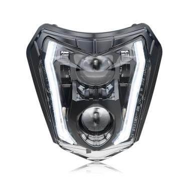 Imagem de RAMJET4X4 Farol de LED Dirt Bike High Low Beam DRL para motocicleta adequado para a maioria das bicicletas Pit Bike Enduro ATV Supermoto 150 250 350 450 500 SX XCW EXC SXF XC SMC R 690