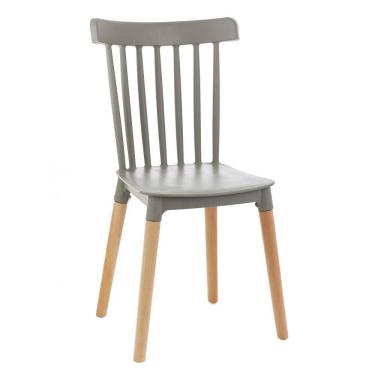 Imagem de Cadeira Windsor Cinza para Design Elegante e Confortável