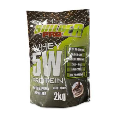 Imagem de Whey Protein 5W BuilderPro - 2kg Sabor Chocolate com Avelã  , Chocolat