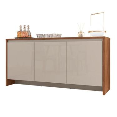 Imagem de Buffet Madrid 3 PT 1 GV Cedro e Off White - Mobly