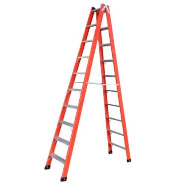 Imagem de Escada em Fibra Tesoura Dupla 10 Degraus 3,00m Wbertolo