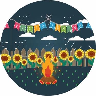 Imagem de Painel Redondo Veste Facil 1,50m Festa Junina (FJN120)