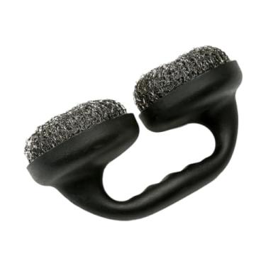 Imagem de ＡＷＨＡＯ Escovas de churrasco Escova de arame para churrasco aço inoxidável para grelha a gás e carvão Escova anti-escaldante para grelha Limpador de