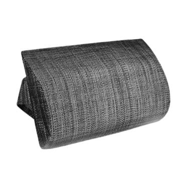 Imagem de IEUDNS Chaise Lounge Cabeça travesseiro de travesseiro de colapso macio com elástico Reclinner Pillow para encadernos para cadeiras de escritório Jardim da, Preto Cinza
