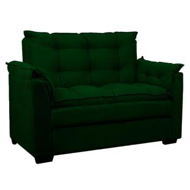 Imagem de Sofá Confortável 1,40 Pequeno Compacto Small Verde