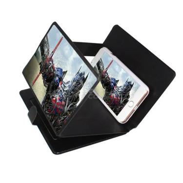 Imagem de Lupa Ampliadora Tela De Celular Portátil Dobrável Preta