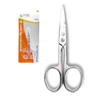 Imagem de Tesoura Reta Para Corte de Unhas 3' 92mm - TUR-358 - NYBC