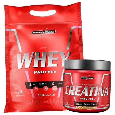 Imagem de Nutri Whey Protein 900g + Creatina 300g Fuel Integral Medica-Unissex