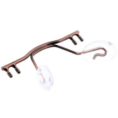 Imagem de 1 Ponte Plaqueta Metal Armação 3 Três Peça Silhouette Óculos Apoio Nar