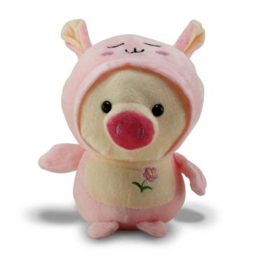 Imagem de Porquinho de Pelúcia Porco Fofinho 20cm - SS