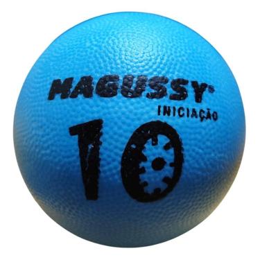 Imagem de Bola Iniciação de Borracha Magussy Tamanho 10 Azul