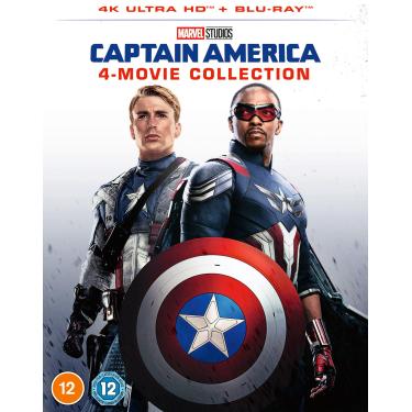 Imagem de Marvel's Captain America 1-4 Collection UHD/BD [Blu-ray] [Region A & B & C] [4K UHD]