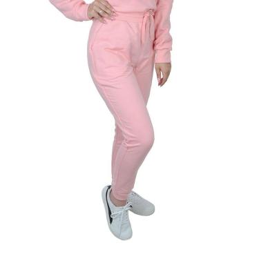 Imagem de Calça Feminina Olho Fatal Moletom Jogger Rosa - 601294-Feminino